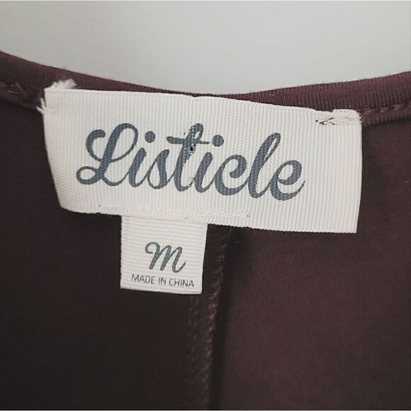 Listicle Tie Strap Wide Leg Tank Jumpsuit Size Medium - Picture 4 of 6